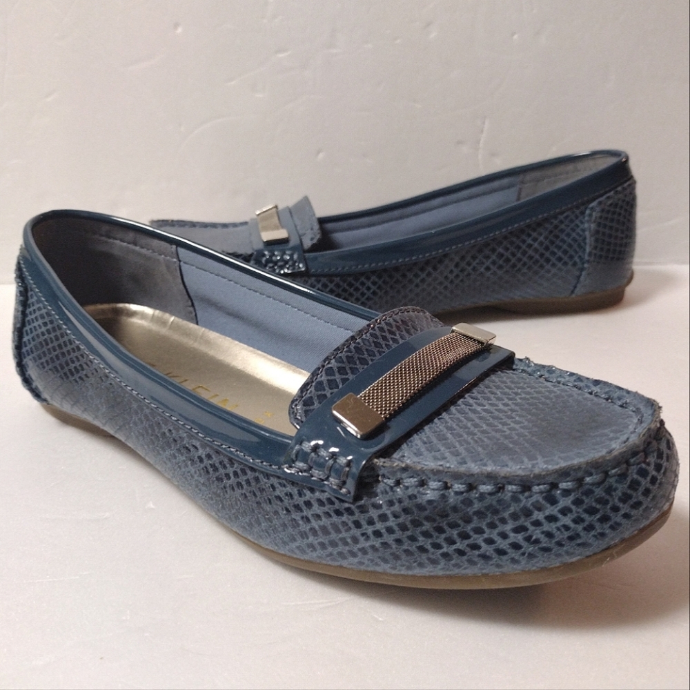 Anne Klein Iflex Women's Kally Slip On Comfort Casual Flat Loafer Shoes Size 7